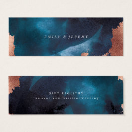 Registro de presentes Dourados de Rosa Azul de Mar