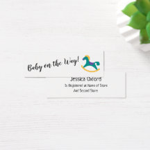 Registro de Presentes para Bebê com Cartões de Dis