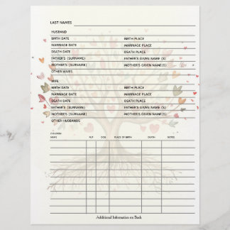 Registro Familiar Genealogia Scrapbook