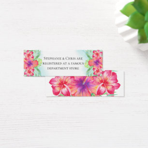 Registro Tropical de Hibiscus Flower Watercolor Be