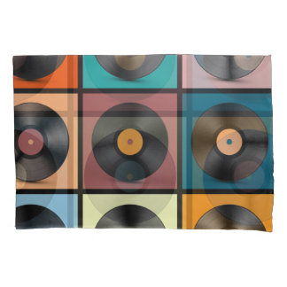 Registros de vinilo: conjunto retrô LP.