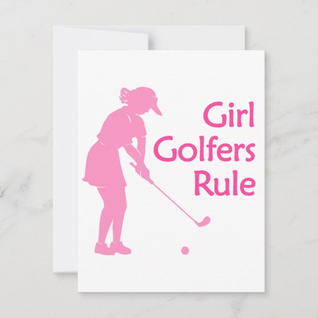 Regra de Golfistas de Menina (Frente)