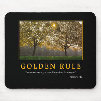 Regra de ouro Mousepad