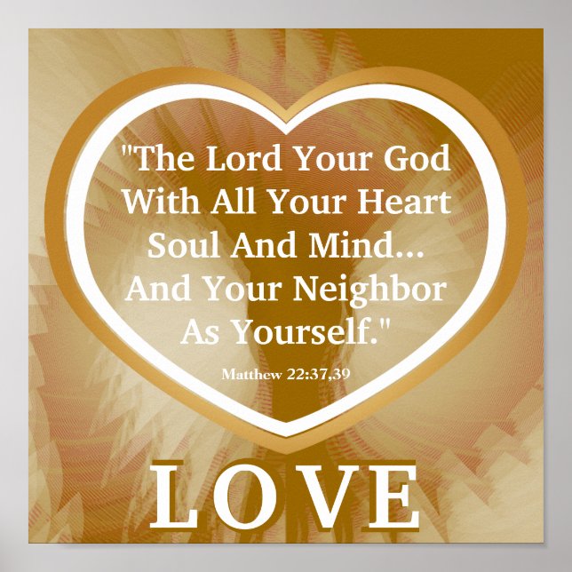 Regra De ouro Sobre Poster Branco Angélica - (Frente)