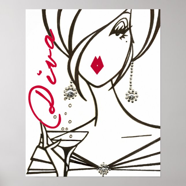 Regra dos Divas! impressão (Frente)