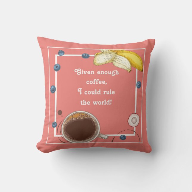 REGRA O MUNDO... ALMOFADAS THROW (Frente)