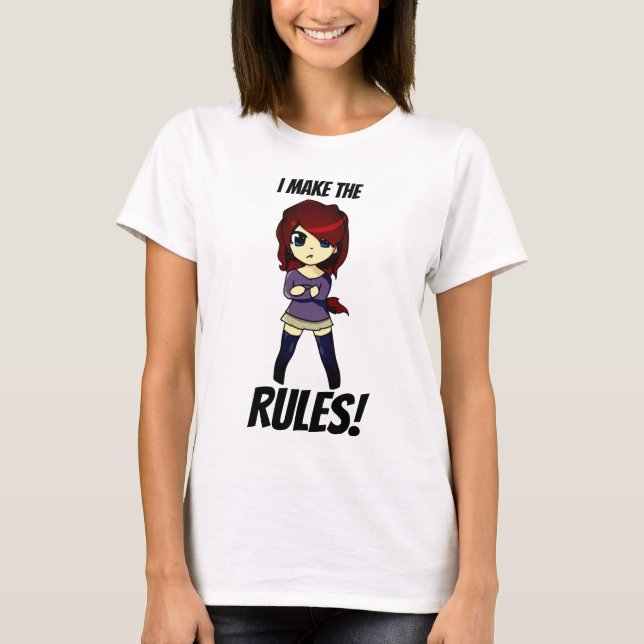 Regras da Camisa Básica das Mulheres (Frente)