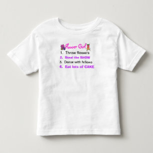Regras de Camisa de Garota Flor
