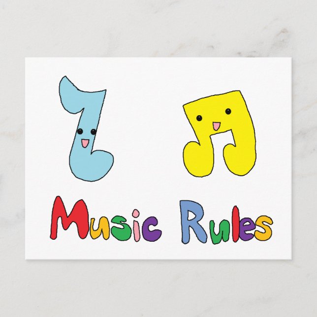Regras de Música Notas de Música (Frente)