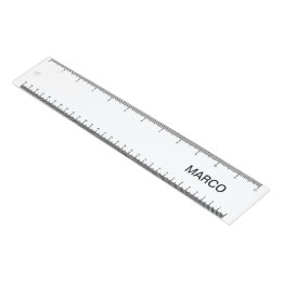 Régua Branca Personalizada com Nome