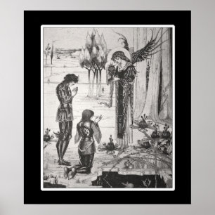 Rei Arthur Poster de Beardsley