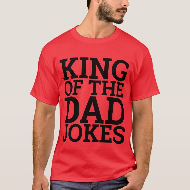 REI CAMISETAS FUNNY DO PAI PIADAS T-SHIRTS (Frente)