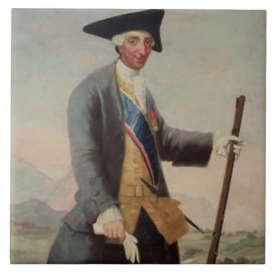 Rei Charles III (1716-88) como um caçador, 1786/8