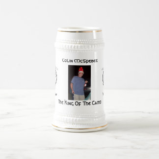 Rei da caneca de cerveja do acampamento