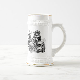 Rei da caneca de cerveja gravada cerveja