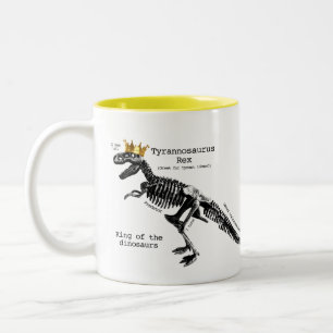 Rei de esqueleto da caneca de T Rex dos