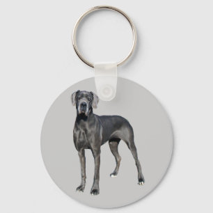 Rei de great dane do chaveiro dos cães