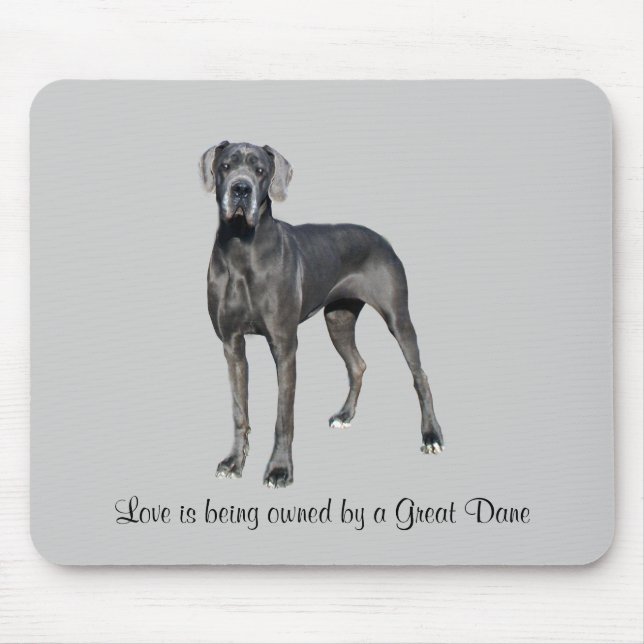 Rei de great dane dos cães Mousepad (Frente)