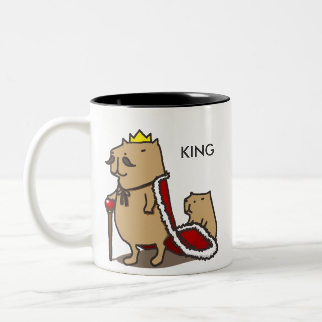 Rei do capybara. Caneca (Esquerda)