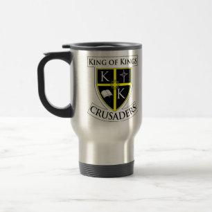 Rei dos reis caneca de viagem w/Shield