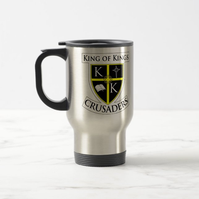 Rei dos reis caneca de viagem w/Shield (Esquerda)