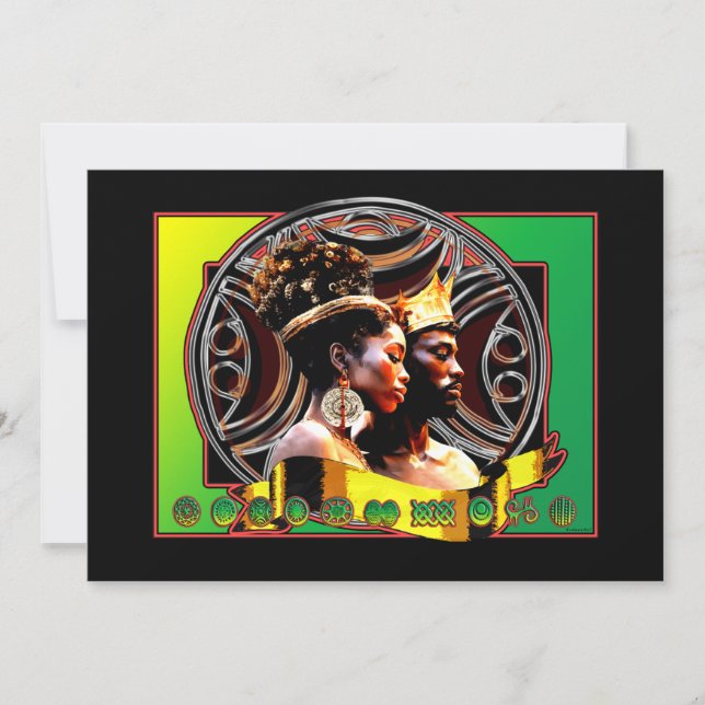 Rei e Rainha Africanos (Frente)