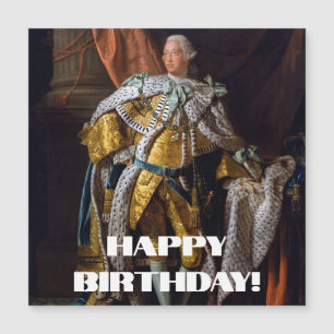 Rei George III por Allan Ramsay Feliz aniversário