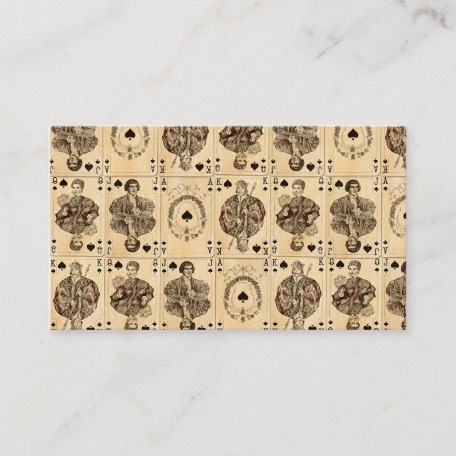 Rei Jack da rainha do ás da colagem dos cartões de (Frente)