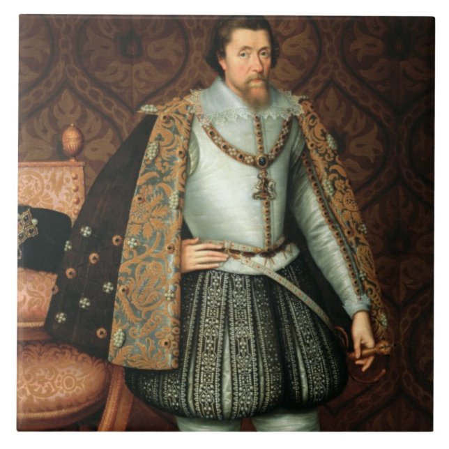 Rei James mim de Inglaterra (1566-1625) (óleo em (Frente)