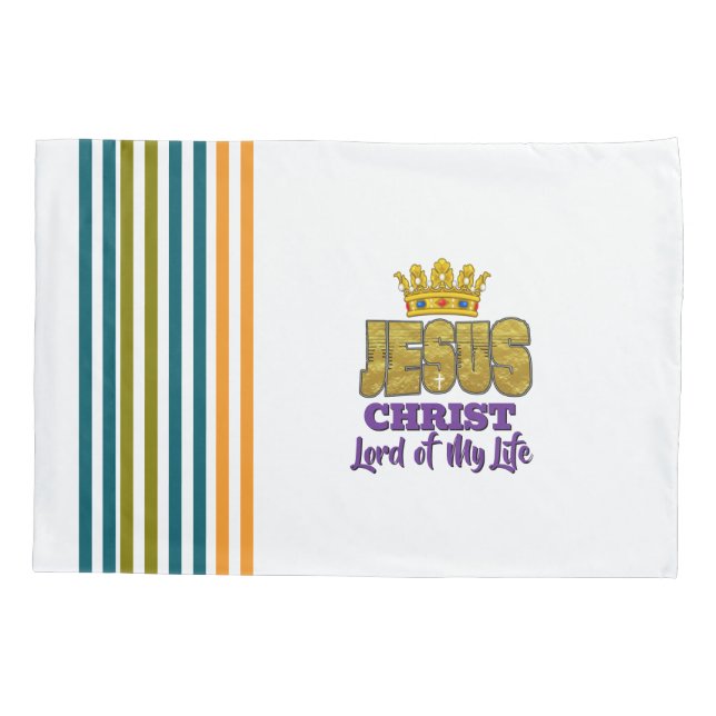 Rei Jesus Senhor da Minha Vida Cristão Branco (Verso)