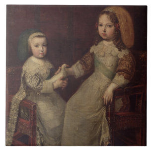 Rei Louis XIV (1638-1715) como uma criança com
