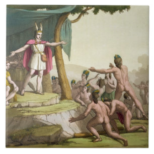 Rei Manco Capac e Mama da rainha Coya que recebe o