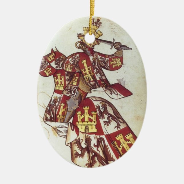 Rei medieval se ornamento do Castile (Frente)