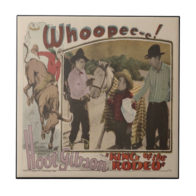 Rei ocidental Rodeio do cartaz cinematográfico do (Frente)