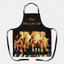 Rei pai do Apron Personalizado da Grill