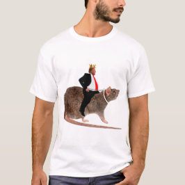 Rei Trump na Camiseta de Cavalo Confiável