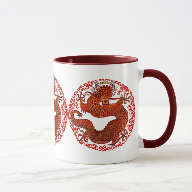 Rei Vermelho Caneca do dragão (Direita)