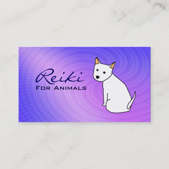 Reiki para cartões de visitas dos animais (Frente)