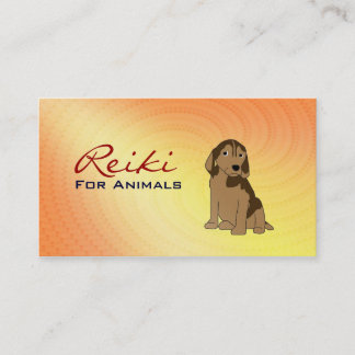 Reiki para cartões de visitas dos animais