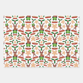 Reinador De Natal Festivo Verde E Vermelho Kasky