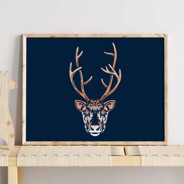 Reindeer Ártico | Impressão de Muro de inverno par (Criador carregado)