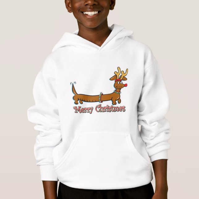 Reindeer Dachshund Felry Natal (Frente)