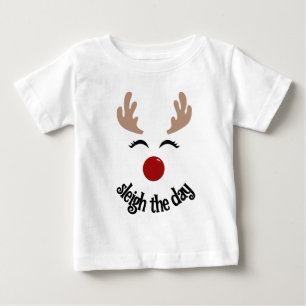REINDEER DORMIR A CAMISA DO DIA PARA TODDLERS