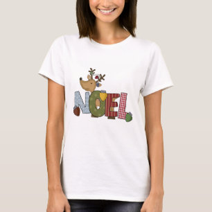 Reindeer Noel Holiday Camisetas e presentes