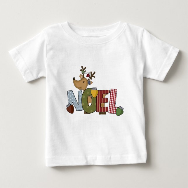 Reindeer Noel Holiday Camisetas e presentes (Frente)