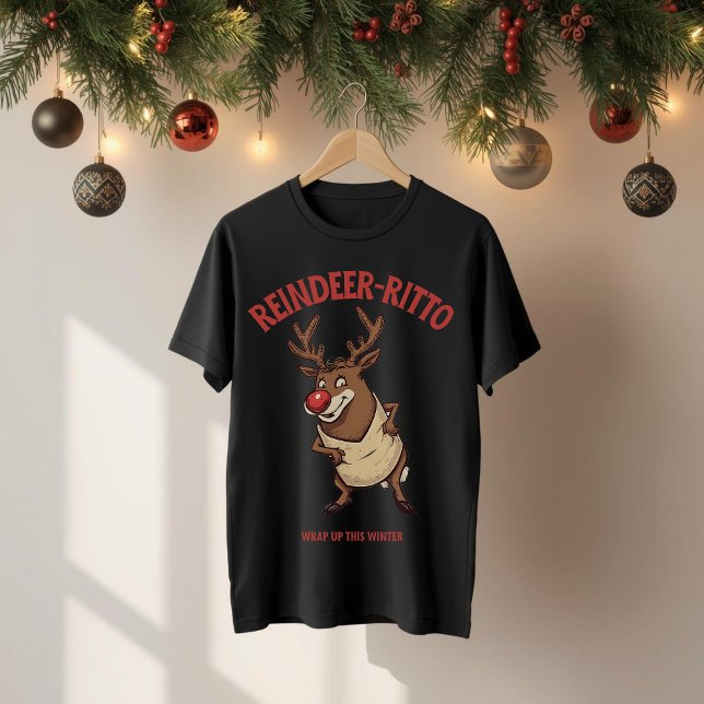 Reindeer-rito - Burrito Natal Engraçado (Criador carregado)