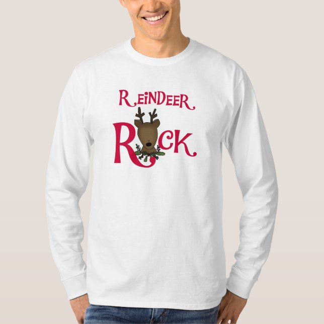 Reindeer Rock Camisetas e presentes (Frente)