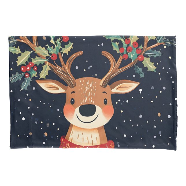 Reindeer Starry Natal Twinkle Night (Frente)