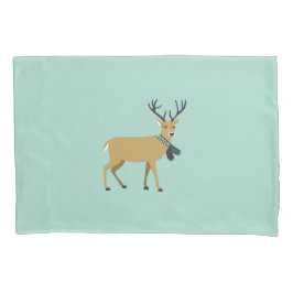 Reindeer Vestindo um escarpa de inverno (animal de