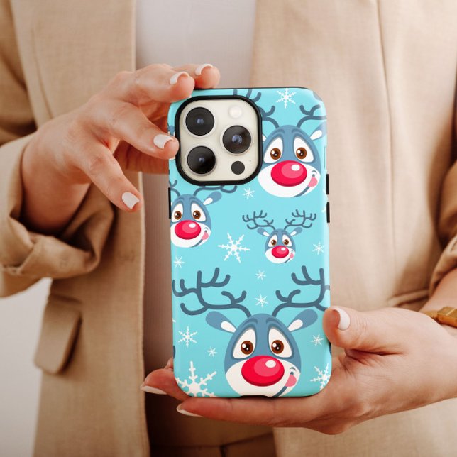Reindet Natal Flakes capas de iphone Mate (Criador carregado)